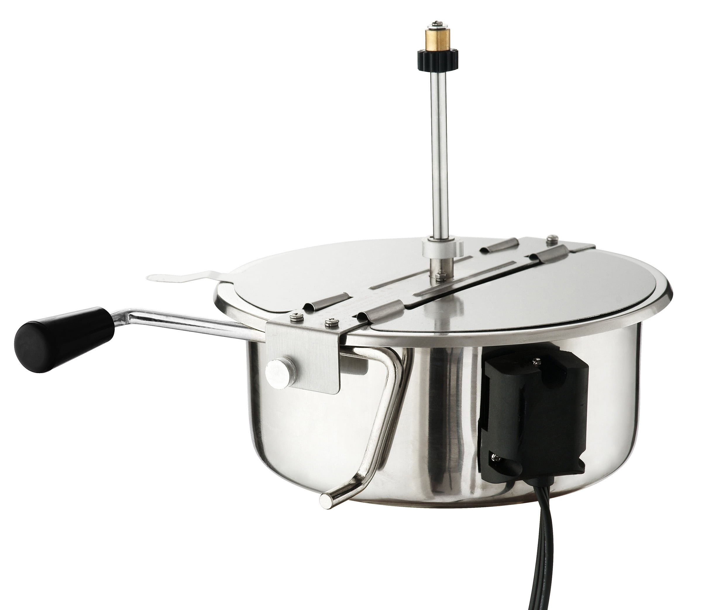 Great Northern Popcorn Antique Style Popcorn Popper Machine with Cart (8 oz, Black)