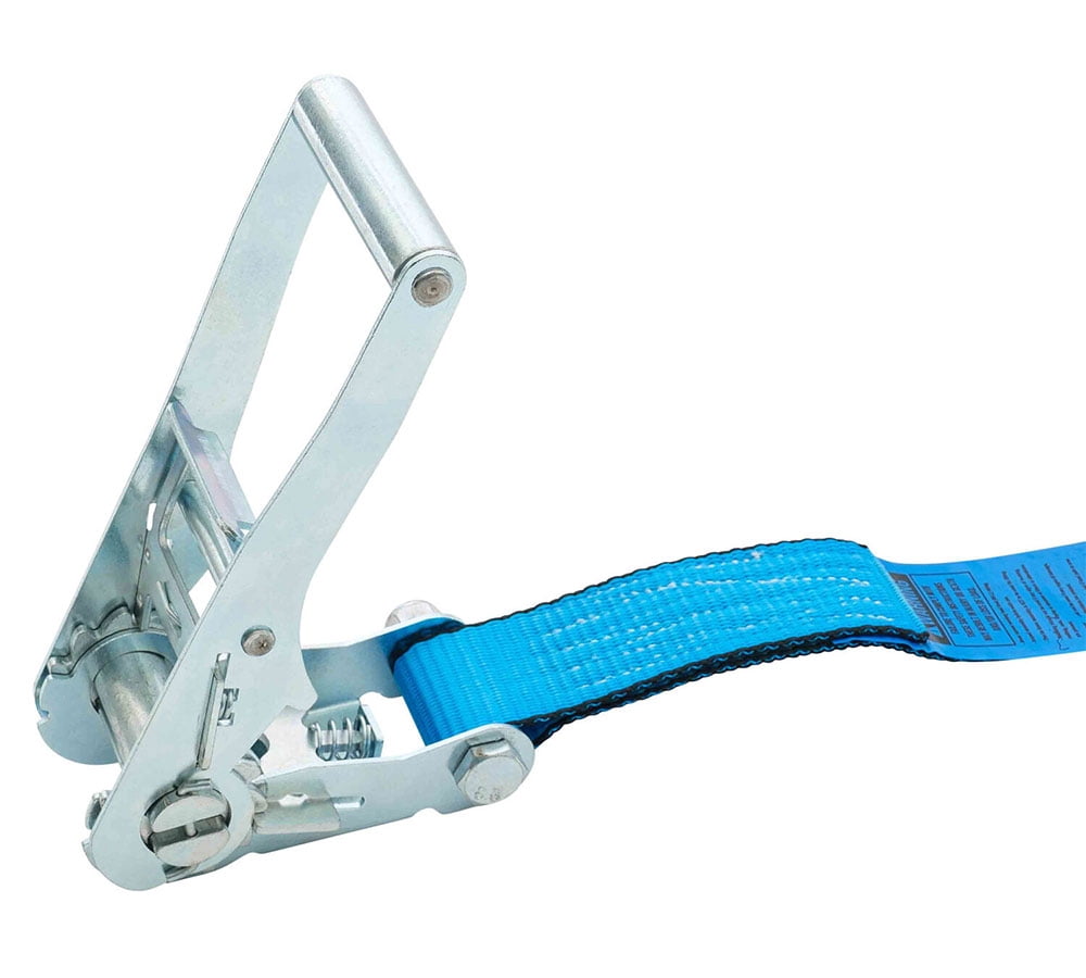 (2 Pack) 2 Inch x 20 Ft Endless Ratchet Straps - Heavy Duty Blue Ratchet Strap 3,333 lbs Working Load Limit - Endless Cargo Straps to Strap Down Pallets, Pipes, Boxes etc