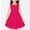 2#Hot Pink, variant on Fashion Girls Summer New Sleeveless Round Neck Printed Dress Elegant Dress Trendy Dress