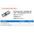 thumbnail image 2 of A/C Receiver Drier - Compatible with 1993 - 1999 Volkswagen Golf GL A3 1994 1995 1996 1997 1998, 2 of 2
