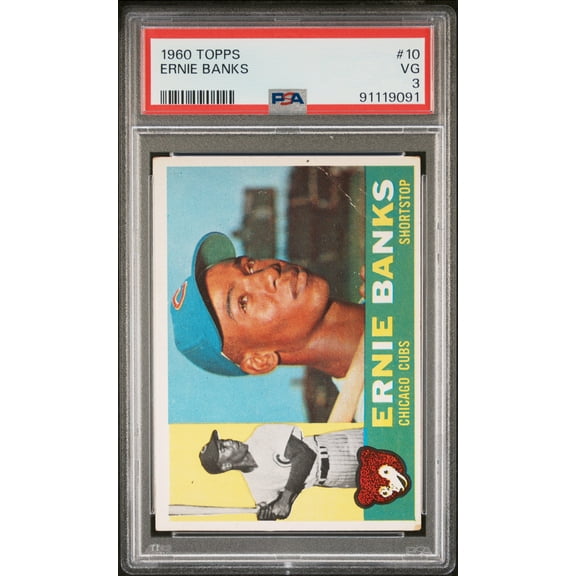 1960 Topps Ernie Banks #10 PSA 3