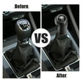 thumbnail image 2 of Unique Bargains 5 Speed Manual Gear Shift Knob Stick Shifter Lever Head Ball with Boot Cover for Opel for Astra, 2 of 6