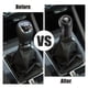 thumbnail image 2 of Pomo de palanca de cambios Unique Bargains 5 velocidades plateado negro para Opel Astra H 2004-2011, 2 of 6