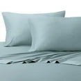 thumbnail image 3 of Luxury 100% Bamboo Viscose Sheets Super Soft & Cool Deep Pockets Sheet Sets - Split California King- Blue, 3 of 5