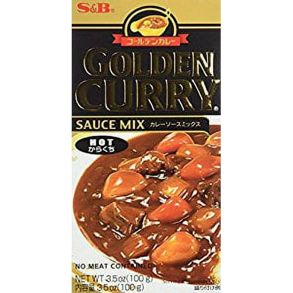 NineChef Bundle - SB Golden Curry Sauce Mix - Hot - 12 Boxes (3.5 oz ea)  1 NineChef ChopStick