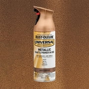 Aged Copper, Rust-Oleum Universal Metallic Paint & Primer Spray Paint-249132, 11 oz
