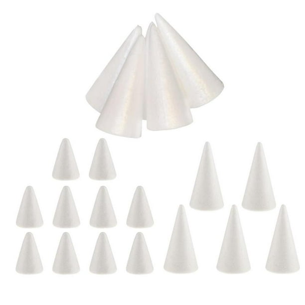 20 pièces en forme de cône décor polystyrène styromousse matériel