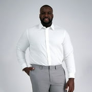 Big & Tall Haggar Premium Comfort Wrinkle Resistant Dress Shirt Color: White Size: 20 34/5B