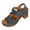 Dark Gray, variant on Women's Sandals Sling Back Shoes Borne Sandals Womens Summer for Women Wedges Tan for Women Size 11 Shoes Sketches Summer Solid Hook Loop Casual Open Toe Square Heels Comfortable Beach Brown 6.5