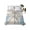 Multicolor, variant on Palm Tree King Size Flat Sheet, Wrinkleproof & Fadeproof Cooling Flat Bed Sheet Only, Blue Tropical Plant Summer Retro Wood Plank Breathable Soft Bedding Top Sheets 105 x 98 Inches