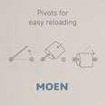 thumbnail image 2 of Moen Yb1708 Greenfield Wall Mounted Pivoting Toilet Paper Holder - Black, 2 of 2
