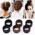 thumbnail image 6 of Magic Band Holder - Women Hair Bun Maker Easy Magic Donut Styling Band, Twist Updo Holder DIY Tool for Quick & Neat Hair Styling, Convenient for All Women, Travel-Friendly, Durable Faux Hair Fabric, 6 of 8