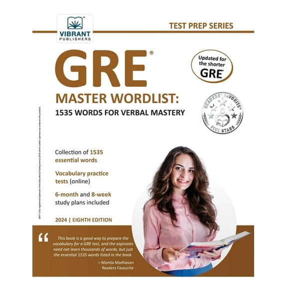 GRE Master Wordlist: 1535 Words for Verbal Mastery (Paperback)