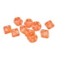 thumbnail image 2 of Conjunto de 10 piedras preciosas facetadas para juegos de rol naranja, 2 of 9