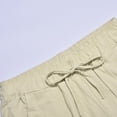 thumbnail image 3 of Akiihool Mens Pants Casual Relaxed Men's Fit Comfort Stretch Chino Pant (Khaki,XL), 3 of 5