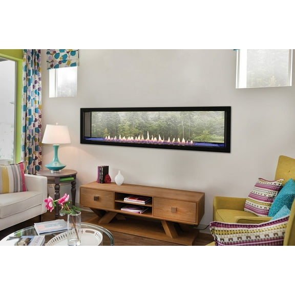 American Hearth Boulevard 60" Linear See-Through Vent Free Fireplace, Intermittent Pilot, 38,500 BTU, Liquid Propane