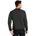 thumbnail image 2 of Sport Tek Adult Male Men Plain French Terry Bomber Heather Black 2X-Large, 2 of 4