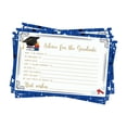 thumbnail image 2 of segolike 16 Pieces Graduation Advice Cards for Friends College Graduation Decorations Blue, 2 of 9