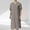 c01Gray, variant on USNSM Men's Summer Fashion V-Neck Robe Blouses Solid Color Short Sleeve Pocket Loose Comfort Breathable Robe Top Shirt Set Blue XL