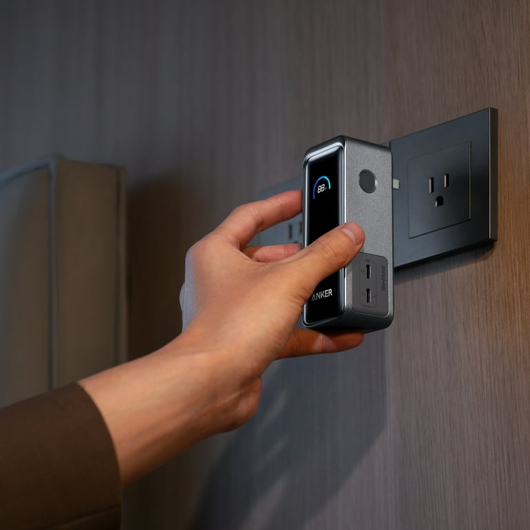 Anker Prime Power Bank (9,600mAh, 65W, Foldable Plug