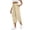 AA-01-Khaki, variant on Cargo Capris Pants for Women Casual Drawstring High Waisted Cropped Trousers Summer Baggy Parachute Pants with Pockets Pink M