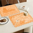 thumbnail image 3 of Chemin de Table d'Automne, Ensemble de Cinq Pièces en Dentelle avec Feuilles d'Érable pour la Récolte, Nappe de Table d'Automne et Napperons pour les Rassemblements de l'Action de Grâce et la Déco Saisonnière de la Maison, 3 of 6
