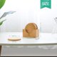 thumbnail image 5 of Posavasos de madera con caja, posavasos absorbentes decorativos para vasos, bebidas, tazas, jarrones, velas y barra (juego de 6, redondo, 9 cm) JFHHH pequeña, 5 of 5