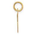 thumbnail image 2 of Diamond2Deal 14K Yellow Gold Small Script Letter L Initial Pendant for Women, 2 of 6