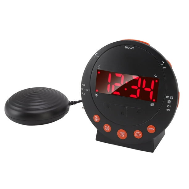 Digital Vibration Alarm Clock Impact Resistance ABS Extra Alarm