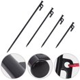 thumbnail image 3 of 4pcs Camping Tent Stakes Ground Pegs Heavy Duty with Reflective Guy Lines, 3 of 8