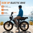 thumbnail image 5 of Electric Bike for Adults, 20"x4.0 Fat Tire E-Mountain Bike, 749W Motor, 48V 15Ah Battery, 27.9 MPH, 60 Miles Range, UL2849, 5 of 9
