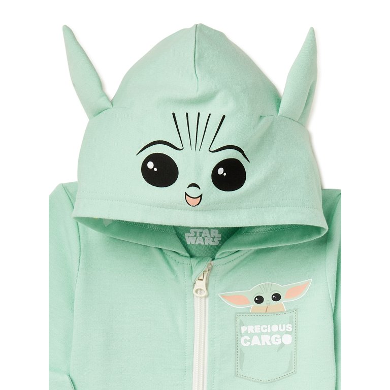 Newborns enter a galaxy far, far away in Baby Yoda-inspired outfits