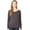Dark Grey, variant on Bella + Canvas Women's Flowy Long Sleeve Off Shoulder Tee B8850