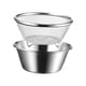 thumbnail image 2 of Juego de cesta de secado, cuenco colador, cuenco de lavado Manual de alimentos, utensilios de cocina, juego de caja de almacenamiento de colador de al, 2 of 9