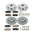 thumbnail image 3 of Power Stop Front and Rear Stock Replacement Brake Pad and Rotor Kit KOE4477 Fits 2005 Infiniti FX35, 3 of 8