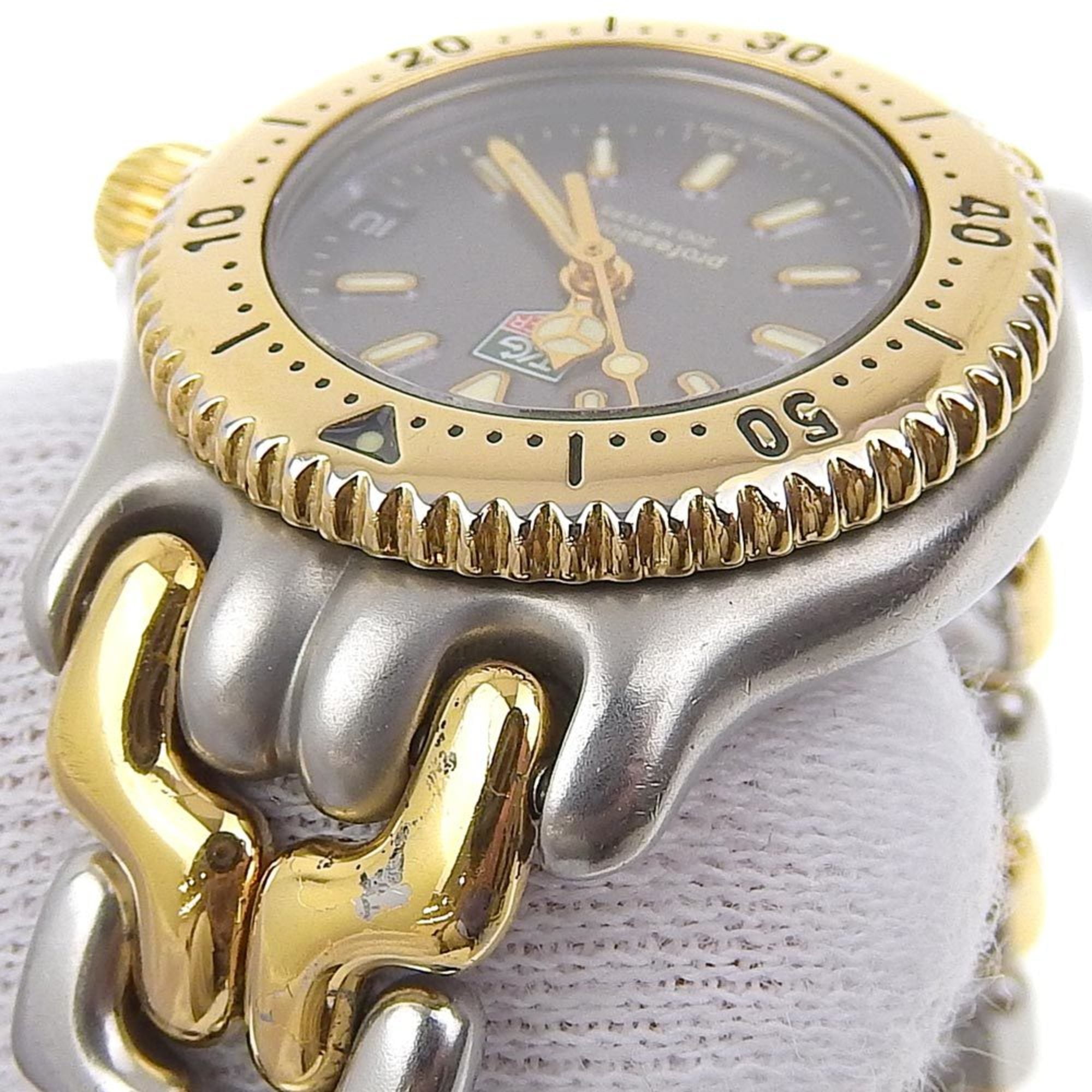 Pre-Owned TAG HEUER Professional Watch, Two-tone, S95-208 Pre-Owned TAG HEUER Professional Watch, Two-tone, S95-208