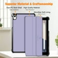 thumbnail image 4 of Fintie Slim Case for Onn. 7" Tablet (2024 Model) - Lightweight Hard Back Shell Tablet Cover for 7-inch Tablet, Lilac, 4 of 9