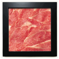 thumbnail image 1 of Agneau Roule Viande Crue Nourriture Texture Noir Carré Cadre Photo Mur Table, 1 of 3