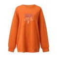 thumbnail image 2 of Gibobby Sudadera de mujer Suéter de Navidad para mujer cuello redondo manga larga suéter de Navidad casual para Navidad simple(Naranja,M), 2 of 3