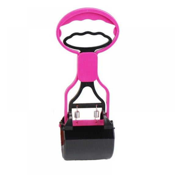 Savlot Portable Pet Pooper Scooper with Short Handle, Pet Clamp Scooper, High Elastic Spring Dog Poop Scoop Indoor and Outdoor Cleaning Tool