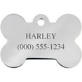 thumbnail image 2 of Harley-Davidson Chrome Stones Diva Pet ID Tag - Large Bone, 2 of 3