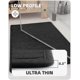 thumbnail image 3 of Color&Geometry Quick Dry Thin Bathroom Rugs Fit Under Door- Super Absorbent, Non Slip Rubber Backing, Non Shedding, Washable Black Bath Mat- 16"x24" S, 3 of 4