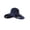 Navy-NY-clearacne, variant on WWG Wide Solar Fan Outdoor Fishing Hat Men Sun Hat with Solar Powered Fan 3 Speed Adjustable Brim Hat for Summer Outdoor Activities 22.05-23.62in Circumference