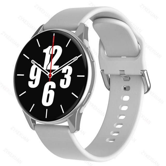 Reloj inteligente redondo para hombre y mujer, accesorio de pulsera resistente al agua con control de la presión arterial, compatible con Android e IOS, 2023