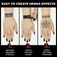 thumbnail image 2 of Tulip BodyArt Ultimate Henna Inspired Tattoo Kit, Temporary Body Paint with The Look of Henna, Easy Application, Fun Activity Kit for Kids, Body Art Stencils Included, 2 of 8