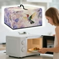 thumbnail image 3 of FOR U DESIGNS Hummingbird Hydrangea Pattern Microwave Oven Cover Wear-Resistan Small Appliance Covers All-Season Lid for Air Fryer Toaster Oven,18.25 x 14.5 x 11 inches-S, 3 of 8