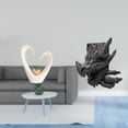 thumbnail image 2 of Figura de escritorio,Decoración de escritorio con forma de corazón para oficina o hogar,Figura de mesa,Estantería sujetalibros Estatua Sujetalibros,Sujetalibros decorativos para libros, 2 of 8