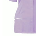 thumbnail image 2 of TAIAOJING Women Scrubs Tops Protective N Urses Lapel Carer Clothing Clinic Tops Tunic Blouse, 2 of 3