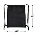 thumbnail image 3 of Friends Logo Drawstring Backpack Sports Bag Sackpack 17" x 13", Perfect for Gym, Yoga or Practice, 3 of 5