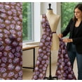 thumbnail image 5 of Soimoi Cotton Voile Fabric Geometric,Leaves & Rose Floral Fabric Prints By Yard 42 Inch Wide, 5 of 7